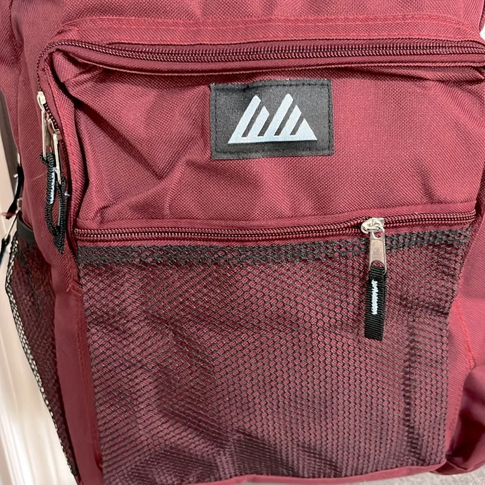 Summit Ridge cranberry colored backpack, NWT. - Picture 4 of 10